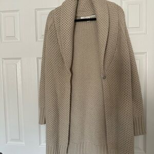 Max Studio Taupe Knit Cardigan
